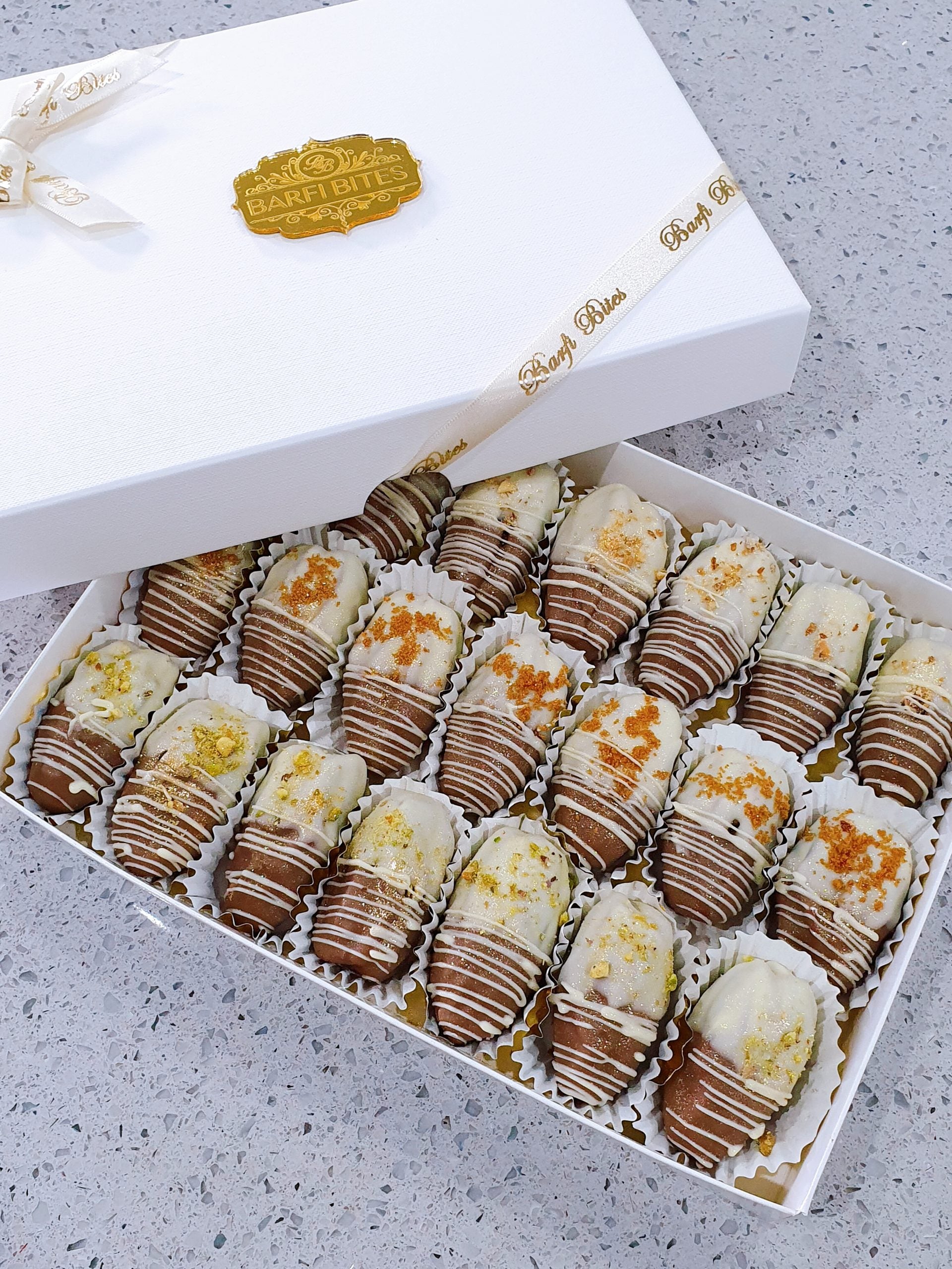 Chocolate Dipped Filled Dates