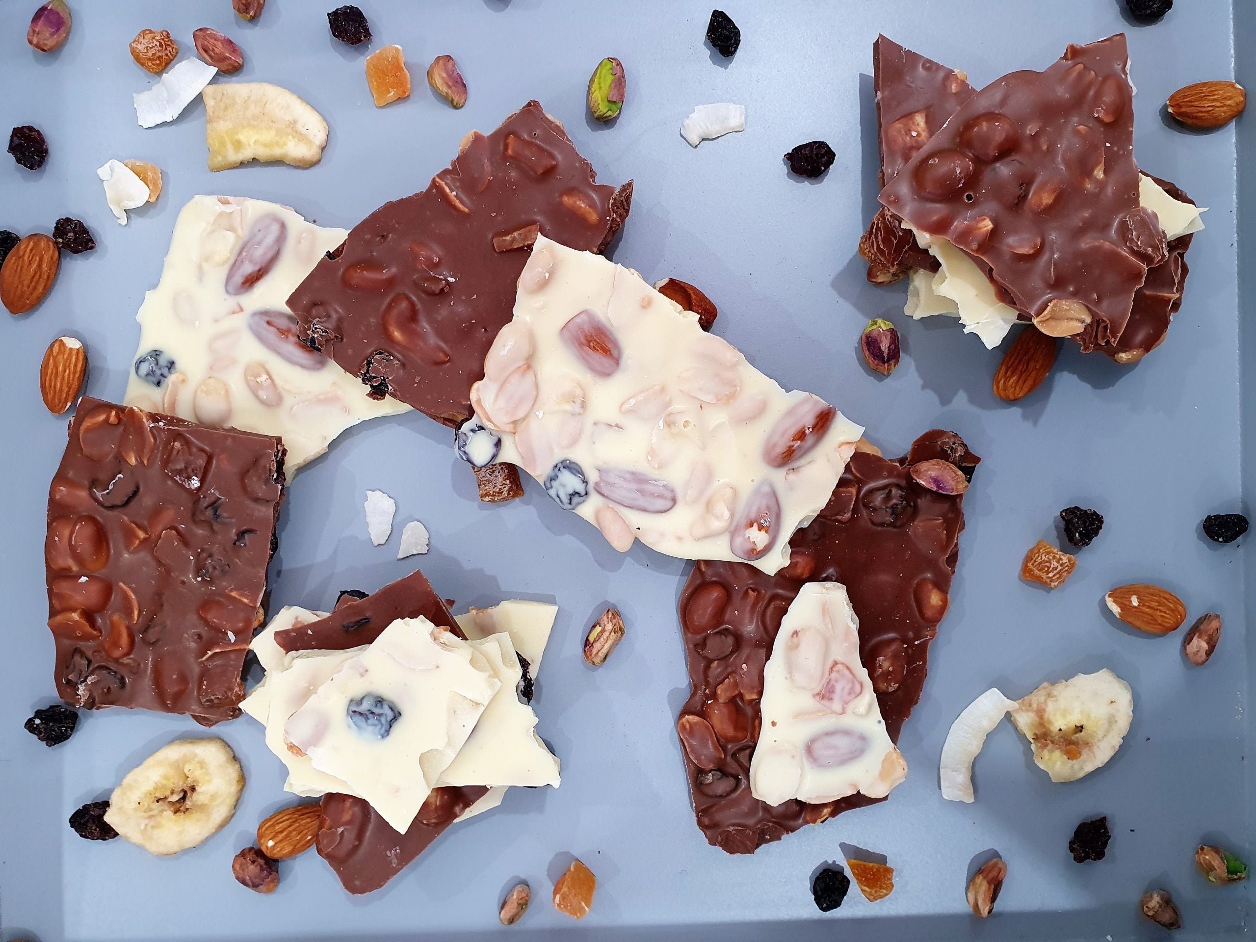 Chocolate Fruit & Nut Shards