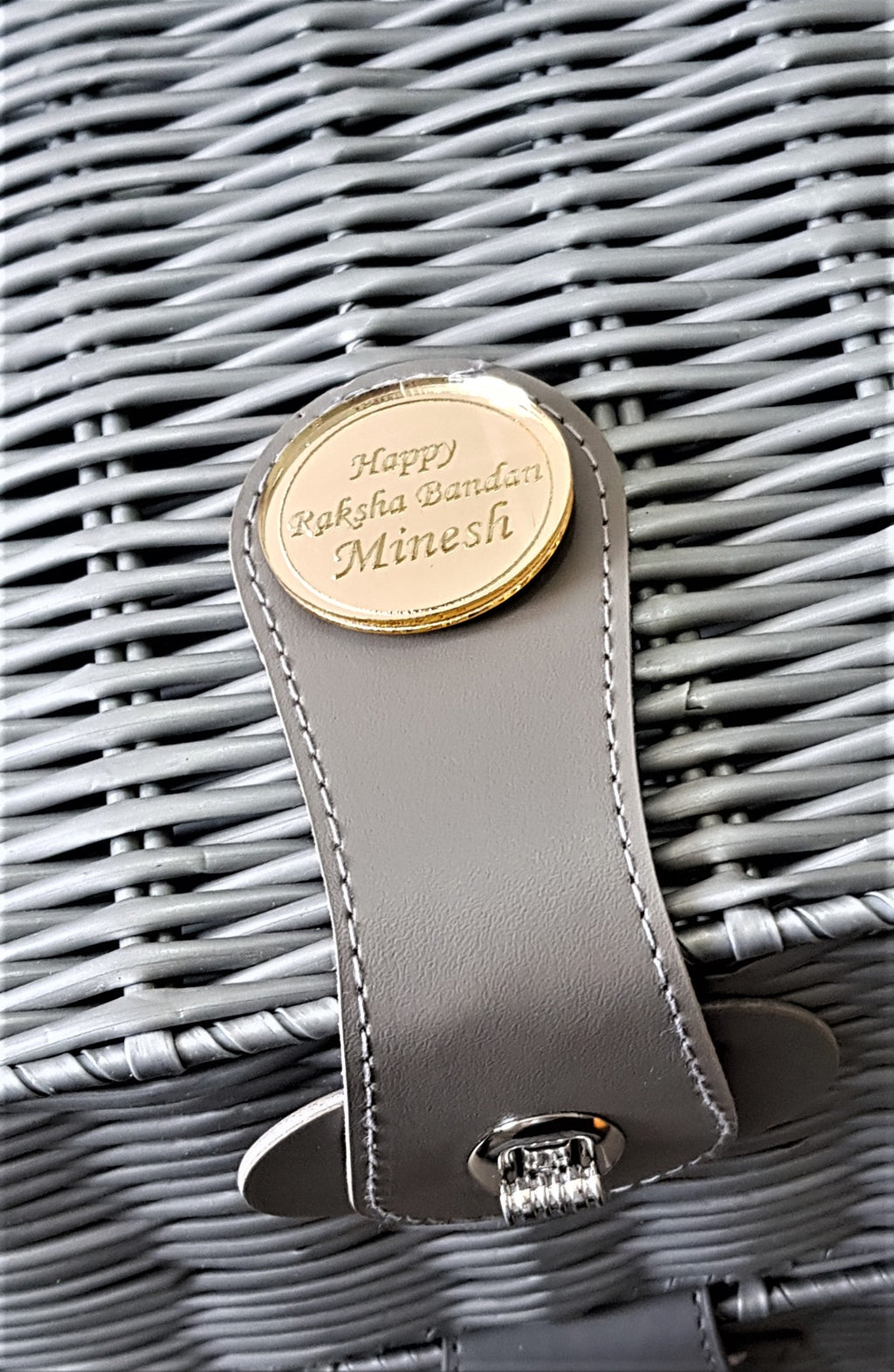 Luxury Grey Hamper Basket